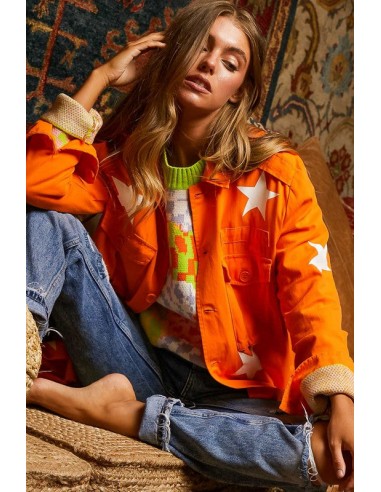 Reach for the Stars Military Jacket (Orange) s'inspire de l'anatomie humaine