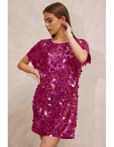 Sequin Mini Dress (Magenta) vous aussi creer 