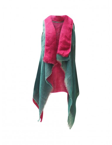 cape infinity duo linen teal pink no waste sale du meilleur 