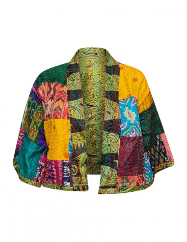 kantha vintage silk bolero inaya Le MVP de beaucoup