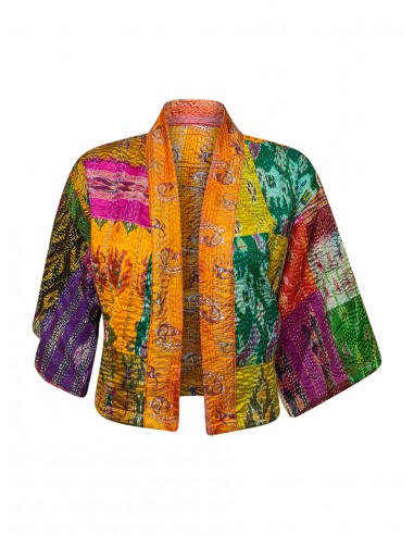 kantha vintage silk bolero kiara Le MVP de beaucoup