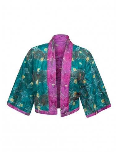 kantha vintage silk bolero hazel vous aussi creer 