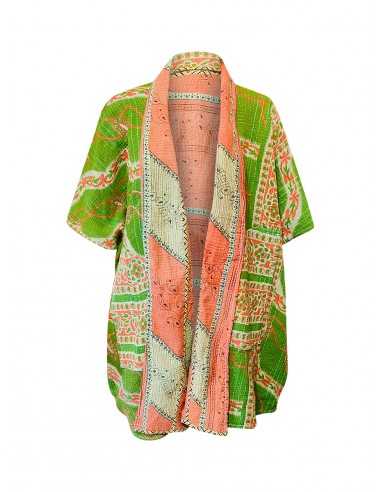 kantha reversible poncho pravya acheter en ligne