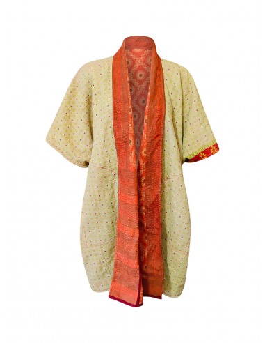 kantha reversible poncho rehanshi pas cher 