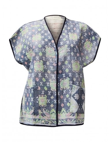 kantha reversible vest vidya en stock