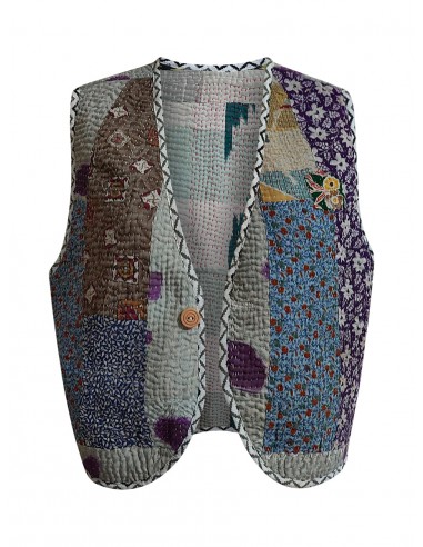 kantha vintage gillet alia commande en ligne