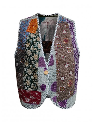 kantha vintage gillet nysa les muscles