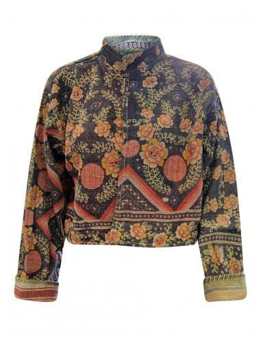 kantha vintage crop jacket chitra plus qu'un jeu 