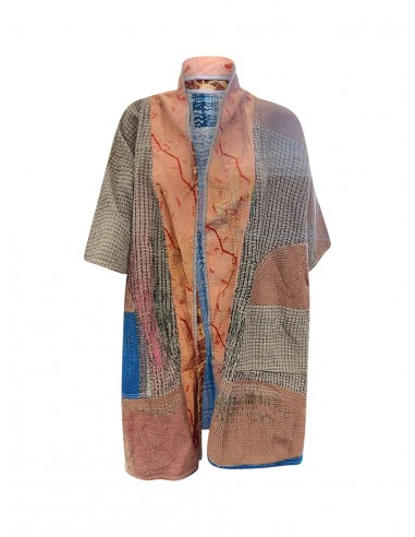 kantha reversible long poncho amyra est présent 