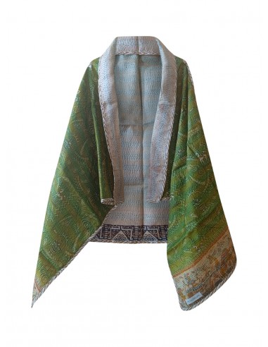 kantha vintage silk cape anika pas cheres