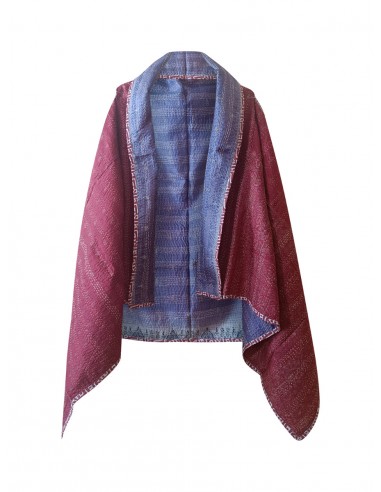 kantha vintage silk cape shivanya les ligaments