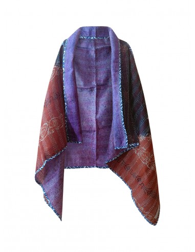 kantha vintage silk cape ahaana Les êtres humains sont 