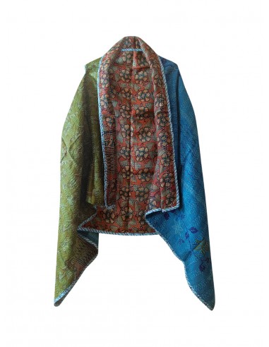 kantha vintage silk cape trisha commande en ligne