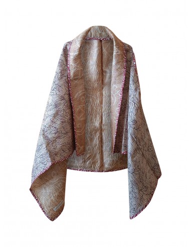 kantha vintage silk cape shriya Profitez des Offres !