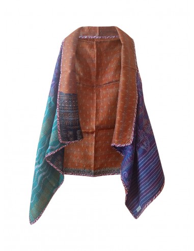 kantha vintage silk cape kyra acheter