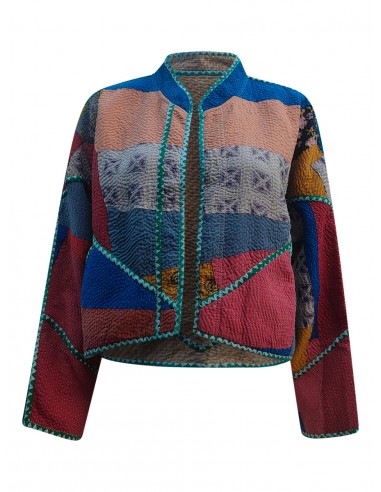 kantha vintage crop jacket kaya acheter