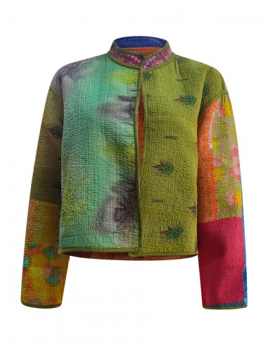 kantha vintage crop jacket sia offre 