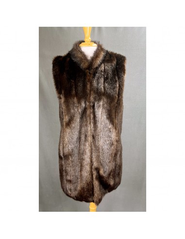 Fabulous Furs faux mink vest, size S online