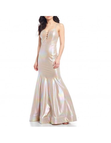 City Vibe gold iridescent dress, size 0 pas cheres