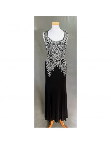 Cindy USA black dress with silver, size XL acheter en ligne