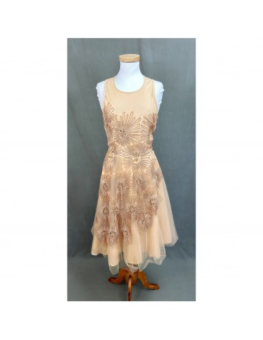 Belle Badgley Mischka champagne dress, size 12 Comparez et commandez 