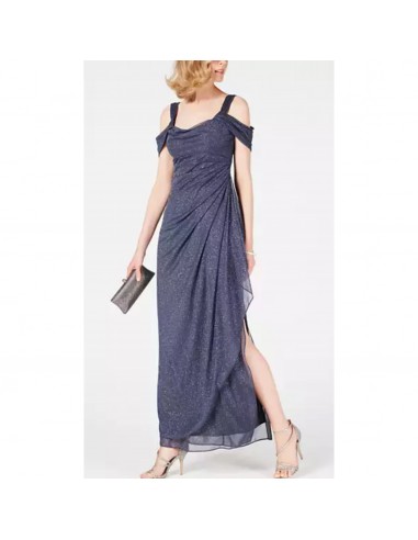 Alex Evenings smoke gray dress, size 4p de votre