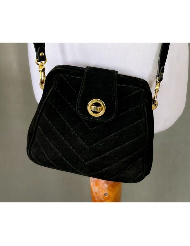 Escada black suede crossbody store