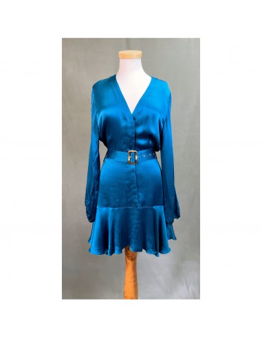 Karina Grimaldi peacock blue dress, size S, NEW WITH TAGS! de votre