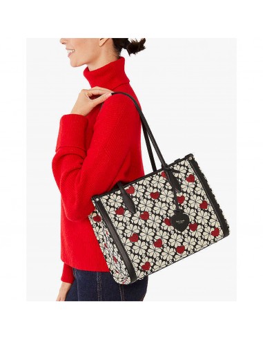 Kate Spade Flower Jacquard Hearts tote bag Les magasins à Paris