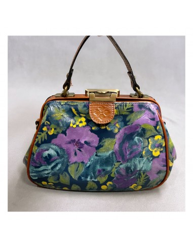 Patricia Nash blue floral Graachi Satchel bag, NEW WITHOUT TAGS! commande en ligne