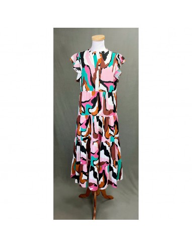 Crosby multi-color print Napa dress, size S 2 - 3 jours ouvrés.