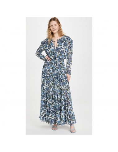 Misa blue floral Vida dress, size S soldes