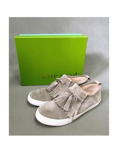 Kate Spade gray moccasin sneakers, size 8.5. les muscles