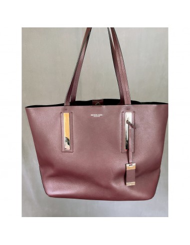 Michael Kors bordeaux leather Jaryn tote, LIKE NEW! destockage