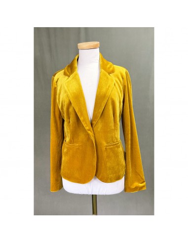 Modcloth mustard velour blazer. Size medium. d'Europe débarque