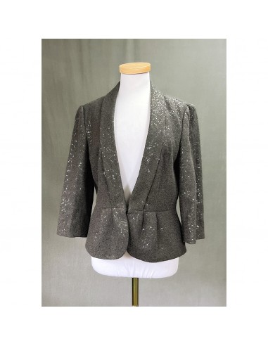 Banana Republic charcoal sequin blazer, size M est présent 