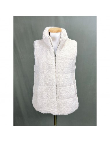 Dylan cream fleece vest, size L offre 