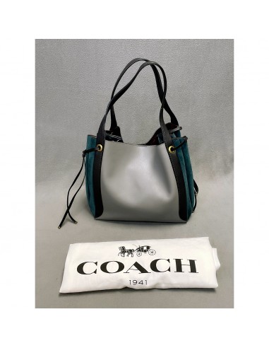 Coach Harmony Hobo bag in gray & teal colorblock Vous souhaitez 