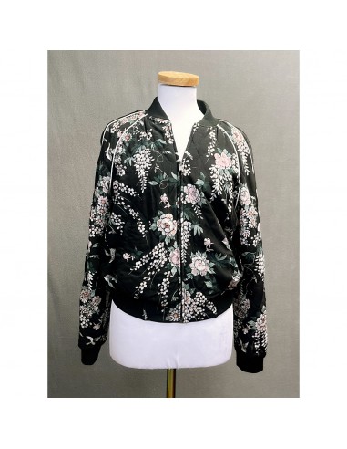 Joie black floral bomber jacket, size S Jusqu'à 80% De Réduction