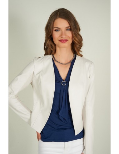 Veste courte en faux cuir  - EVELINE-S24 - (R-B16) suggérées chez