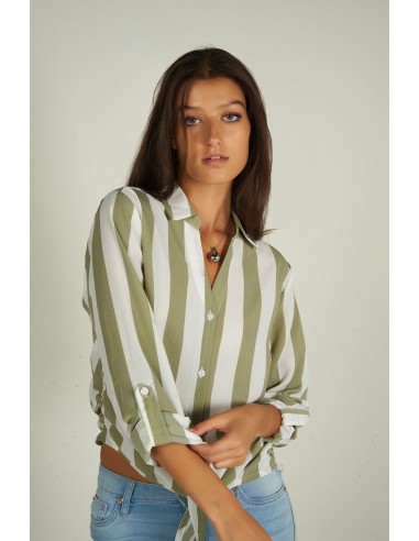 Blouse courte rayée - CARMEL-X2R - (E-C2) prix