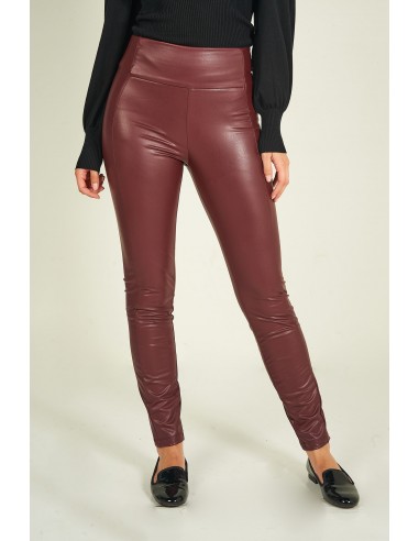 Pantalon à enfiler en faux cuir - MARIAN-X2 - (E-C10) l'achat 