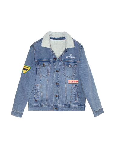 Patch Sherpa Denim Jacket Vous souhaitez 