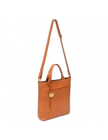 Anna Crossbody Tote in Cognac vous aussi creer 