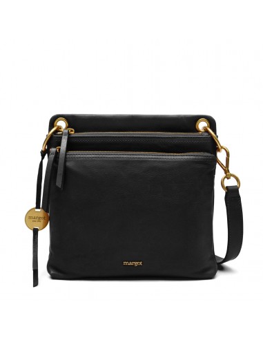 Allie N/S Crossbody in Black pas cher 