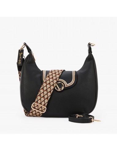 Sac hobo noir Nureci basket pas cher