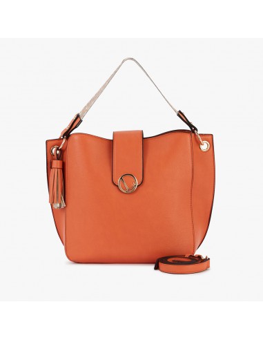 Grand sac hobo orange Letia online